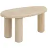 Image de Petite table basse en pin massif naturel 61,6 cm Verni