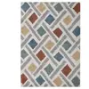 Image de Tapis de salon moderne multicolore 120x170 cm