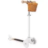 Image de Trottinette blanche à trois roues pour enfants à partir de 3 ans