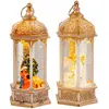 Image de Set de 2 lanternes led décoration noël - 5.5x5.5x14cm