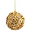 Image de Set de 10 boules de noël doré - 6cm