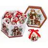 Image de Coffret de 14 boules de noël père noël rétro