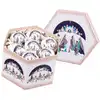 Image de Coffret de 14 boules de noël rétro rois mages 7.5cm