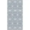 Image de Tapis vinyle lignes d'étoiles bleus 120x160cm