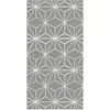 Image de Tapis vinyle lignes d'étoiles grises 120x160cm