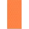 Image de Tapis vinyle mosaïque hexagones orange 120x160cm