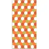 Image de Tapis vinyle mosaïque hexagones de ton orange 80x200cm