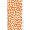 Image de Tapis vinyle motif pavée orange 80x150cm