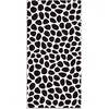 Image de Tapis vinyle motif pavée noir 120x160cm