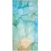 Image de Tapis vinyle marbre multicolore 80x200cm