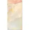 Image de Tapis vinyle marbre orange 60x110cm