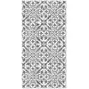 Image de Tapis vinyle carreaux ciments géométrique gris 80x150cm