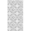 Image de Tapis vinyle carreaux ciments grenade gris 60x200cm