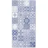 Image de Tapis vinyle carreaux ciments jaen bleu 80x300cm