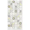 Image de Tapis vinyle carreaux ciments love jaune 120x160cm