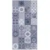 Image de Tapis vinyle carreaux ciments nijar bleu 40x80cm