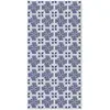 Image de Tapis vinyle carreaux ciments salamanque bleu 120x160cm