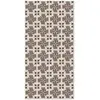 Image de Tapis vinyle carreaux ciments salamanque brun 80x300cm