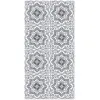 Image de Tapis vinyle carreaux ciments tolédo gris 120x160cm