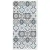 Image de Tapis vinyle carreaux ciments triana gris et bleu 80x300cm