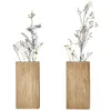 Image de Vase mural en bois lot de 2
