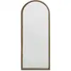 Image de Miroir sur pied arqué marron clair