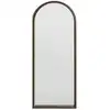 Image de Miroir sur pied arqué marron