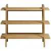 Image de Meuble à chaussures bois et rotin marron clair 120 cm