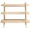 Image de Meuble à chaussures bois et rotin beige 120 cm