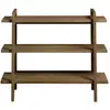 Image de Meuble à chaussures bois et rotin marron 120 cm
