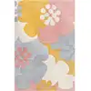 Image de Tapis de salon en polyester multicolore 120x170 cm