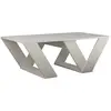 Image de Table basse 110x60cm bois blanc