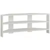 Image de Meuble TV en bois blanc 110 x 36 x 45 cm