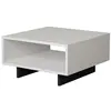 Image de Table basse en bois blanc 60 x 60 x 32 cm