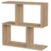 Image de Bout de canapé 5 tablettes - l60 cm - chêne
