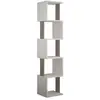Image de Etagère d'angle 5 tablettes - l35 cm - blanc