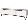 Image de Meuble tv 3 portes blanc - l180 cm