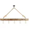 Image de Suspension et lustre teck naturel clair