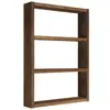 Image de Etagère murale 3 tablettes h60 cm - noyer