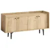 Image de Buffet 4 portes décor chêne saphir - L150 cm