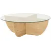 Image de Table basse effet bois transparent