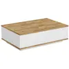 Image de Table basse avec 2 portes - naturel et blanc - lotula