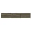 Image de Meuble tv noyer marron 3 tiroirs et 1 porte 150 cm