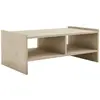 Image de Table basse 2 niches ouvertes décor travertin l90 cm