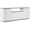 Image de Buffet 4 portes en aggloméré arista blanc et pin