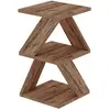 Image de Etagère beige 3 niveaux 30x30x50 cm naturel - lovyk