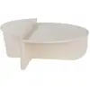 Image de Table basse en bois blanc 90 x 60 x 30 cm