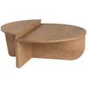 Image de Lot de 2 tables basses - l90 cm - bois clair