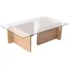 Image de Table basse effet bois transparent