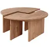 Image de Table basse en bois marron 90 x 90 x 41 cm